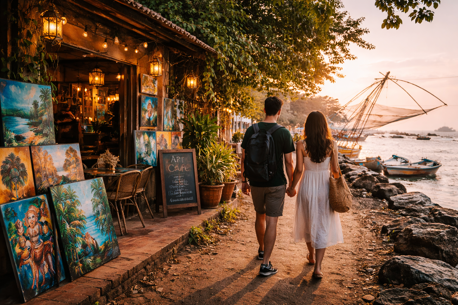 Strolling at Fort Kochi 