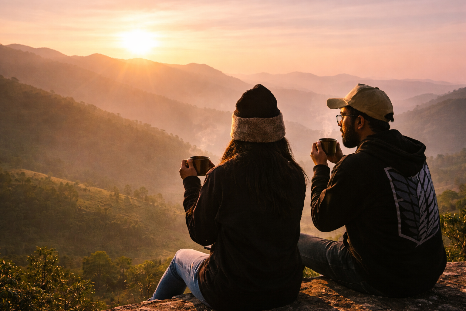 Sunrise serenity in the Ooty hills
