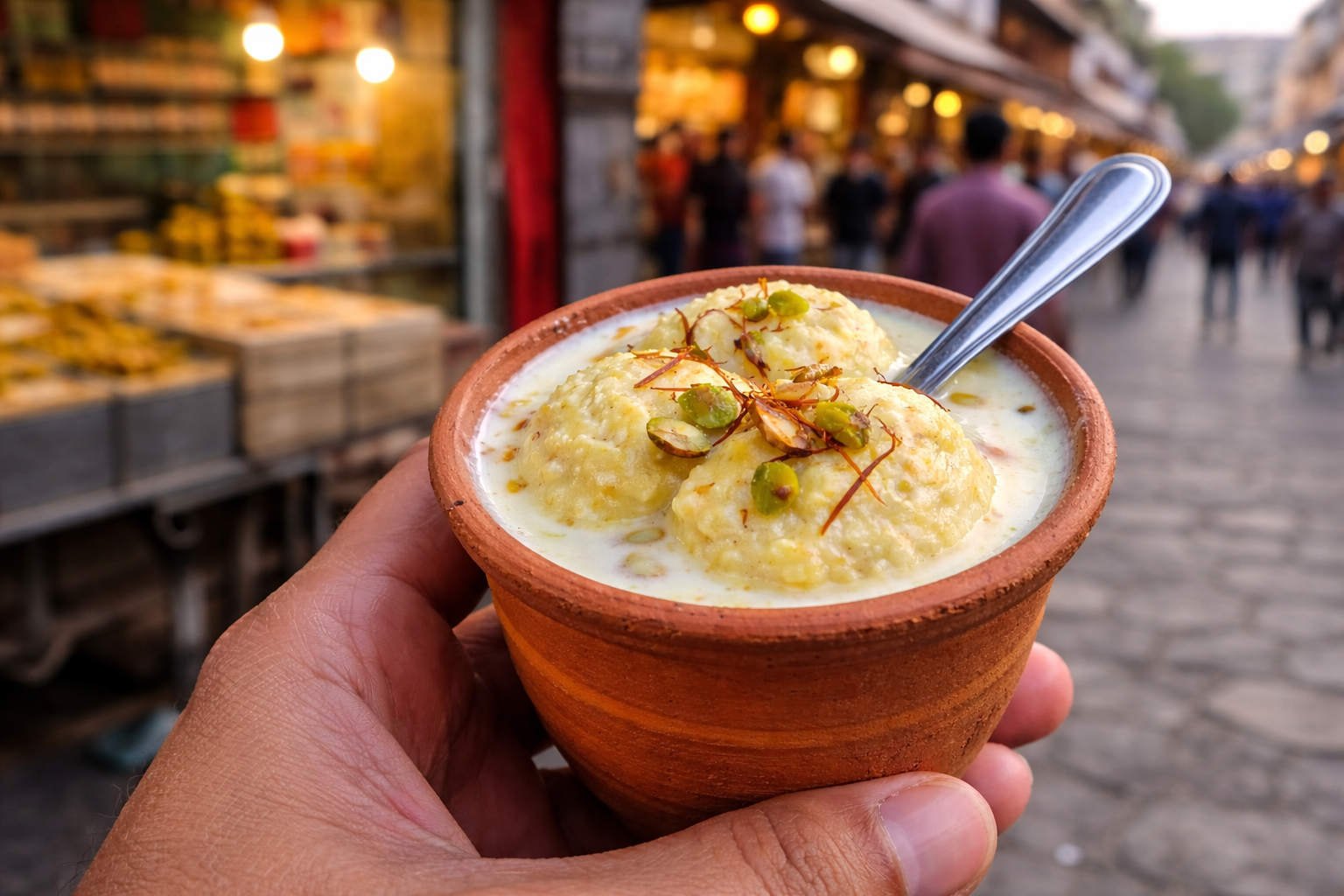 Rasmalai from Kumar Sweet Shop in Dehradun
