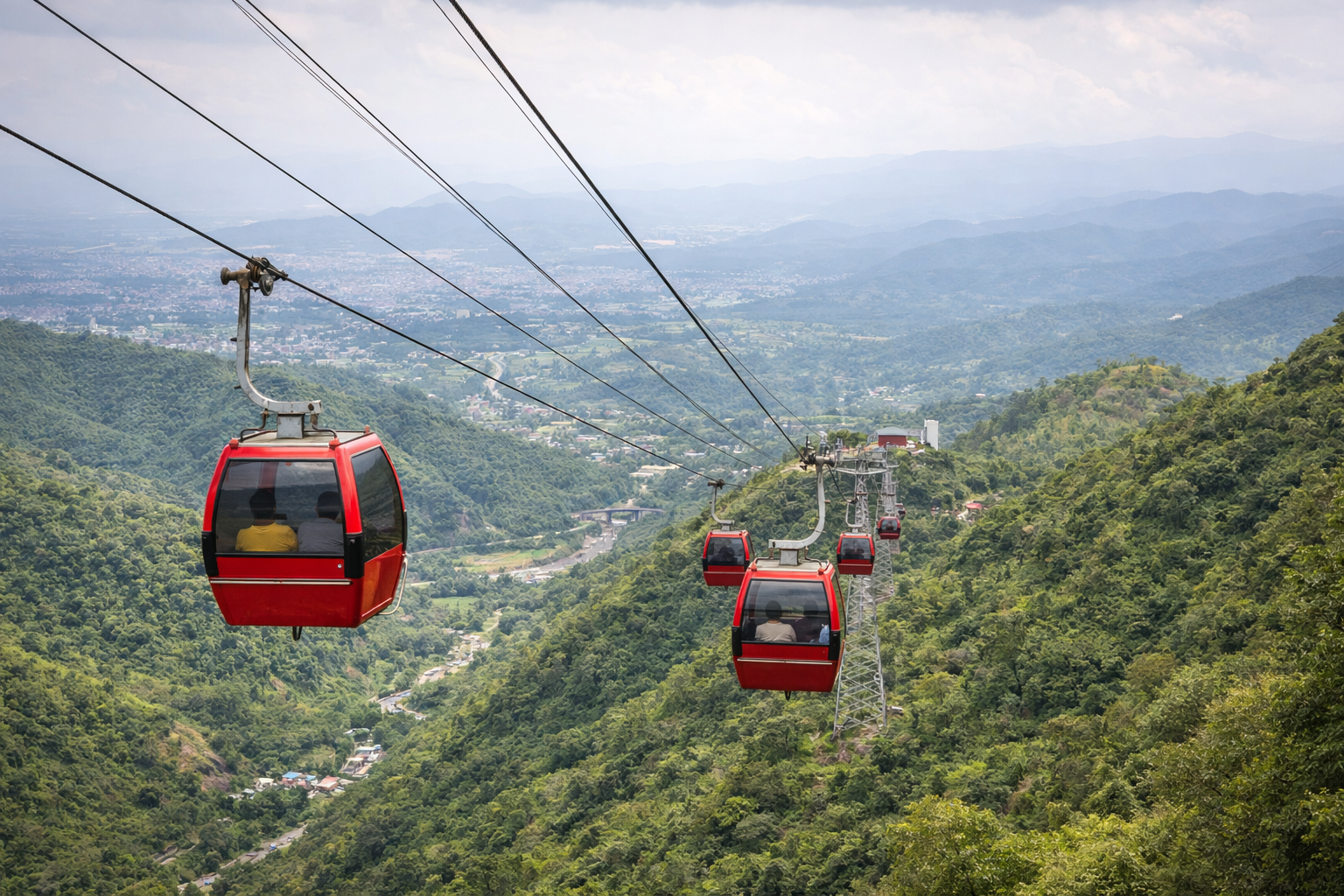 Ropeway ride in Dehradun
