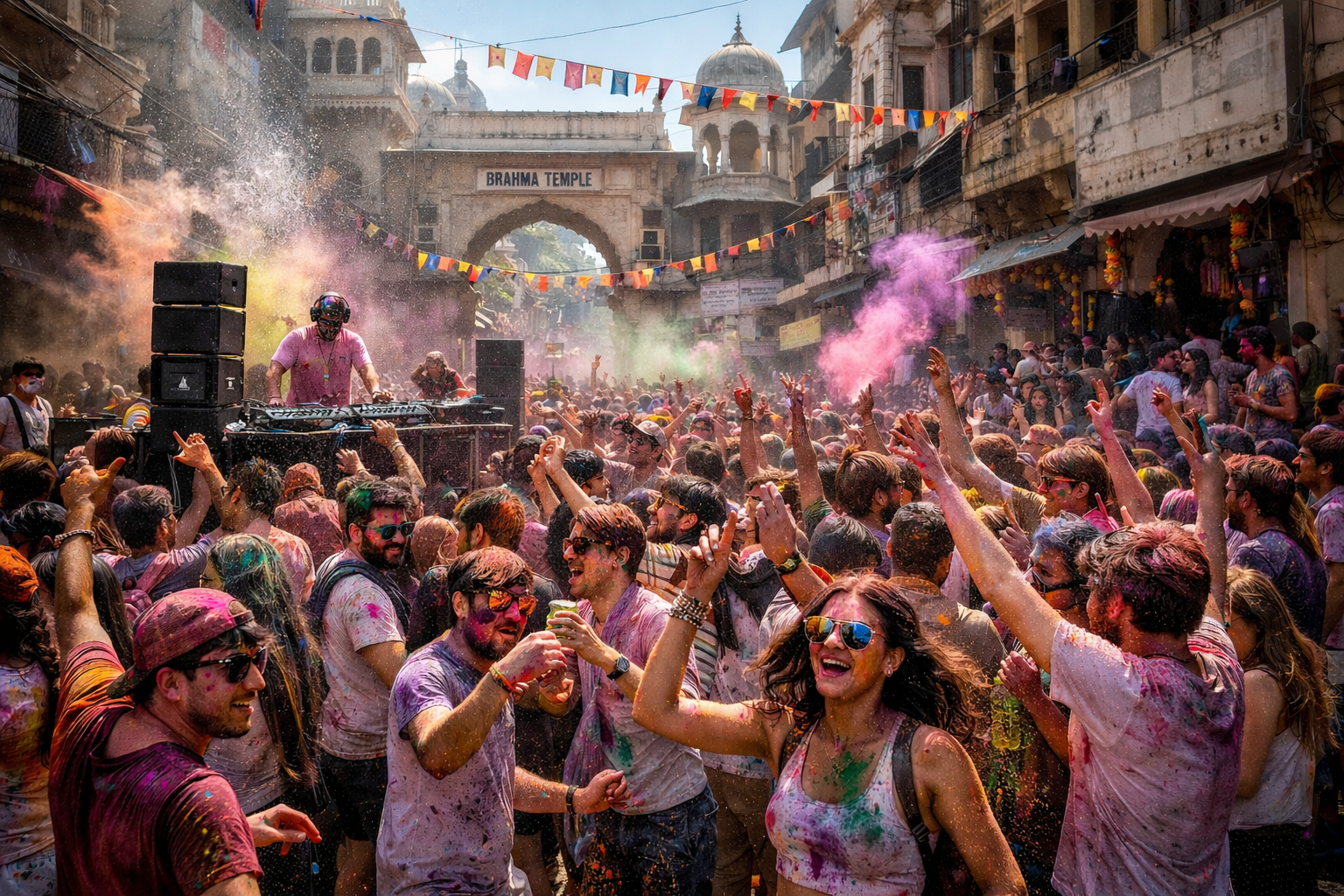 Holi in Pushkar 