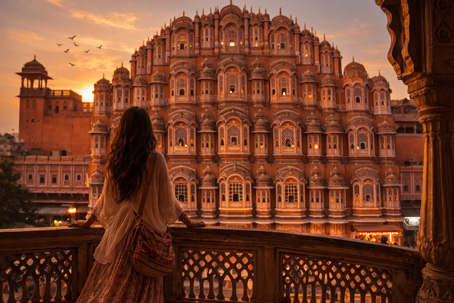 Female solo traveller in Jaipur