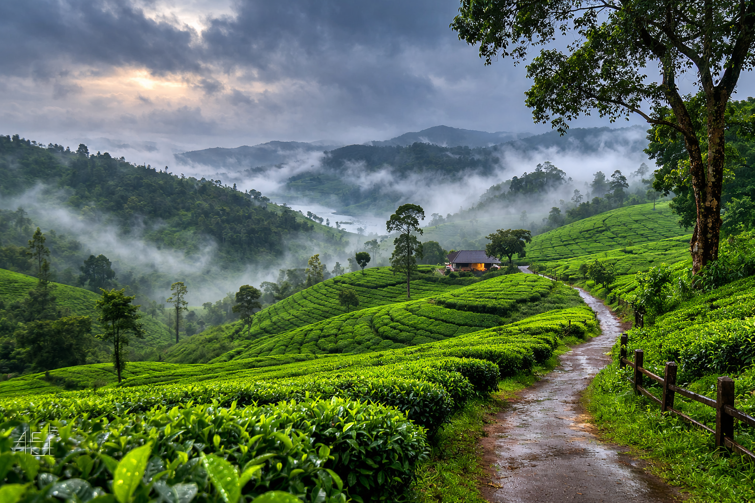 Tea plantations in Vagamon