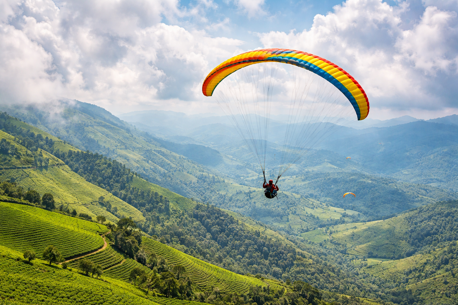 Paragliding in Vagamon