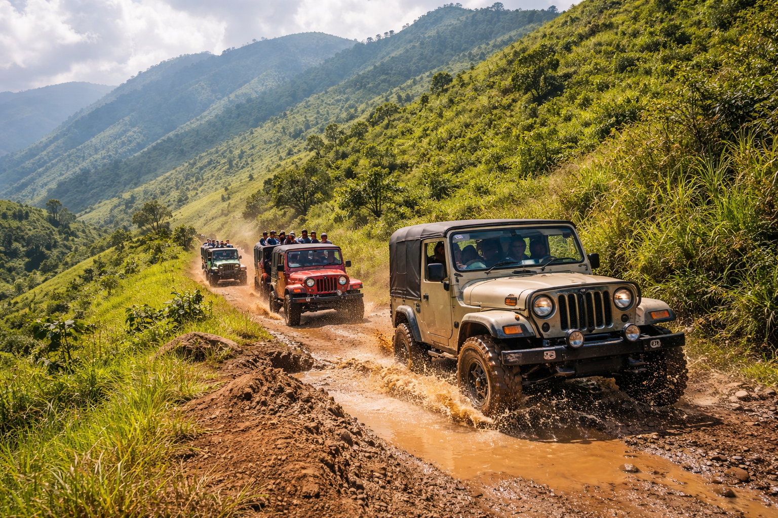 Off-roading in Vagamon