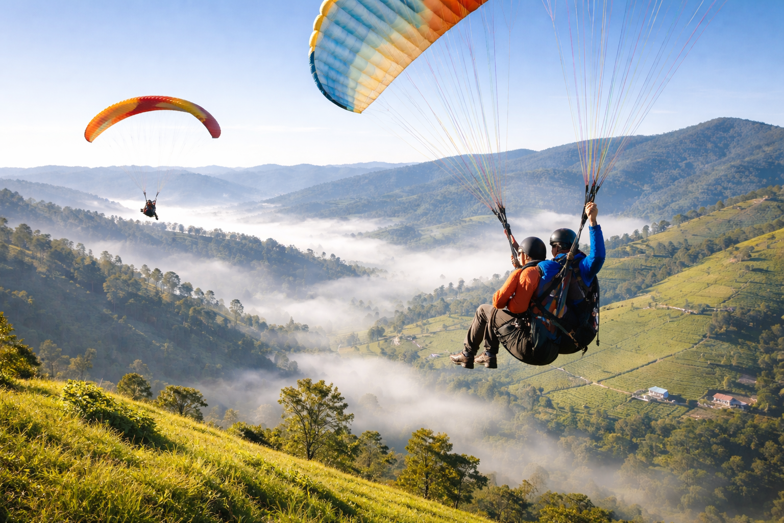 Paragliding in Vagamon