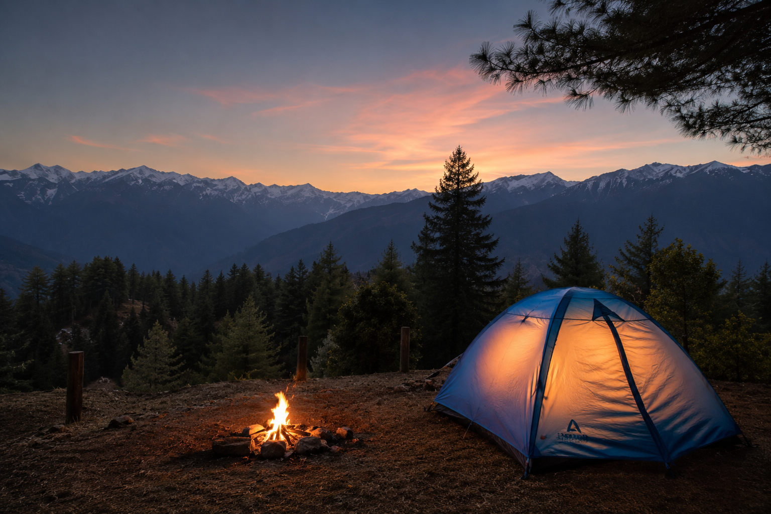 camping in Mashobra near Shimla